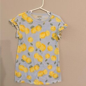Carter's Blue and Yellow Lemon Nightgown